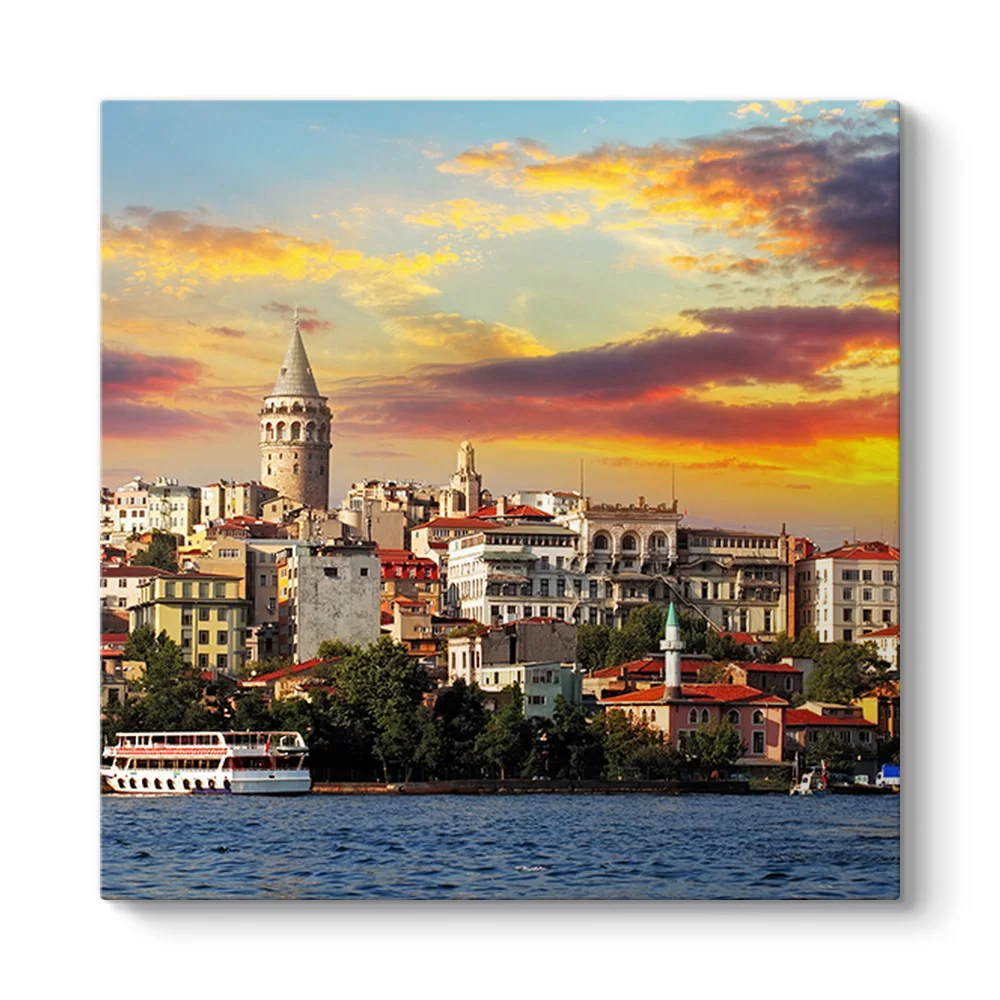Galata Tower Manzara Tablosu - Model 3